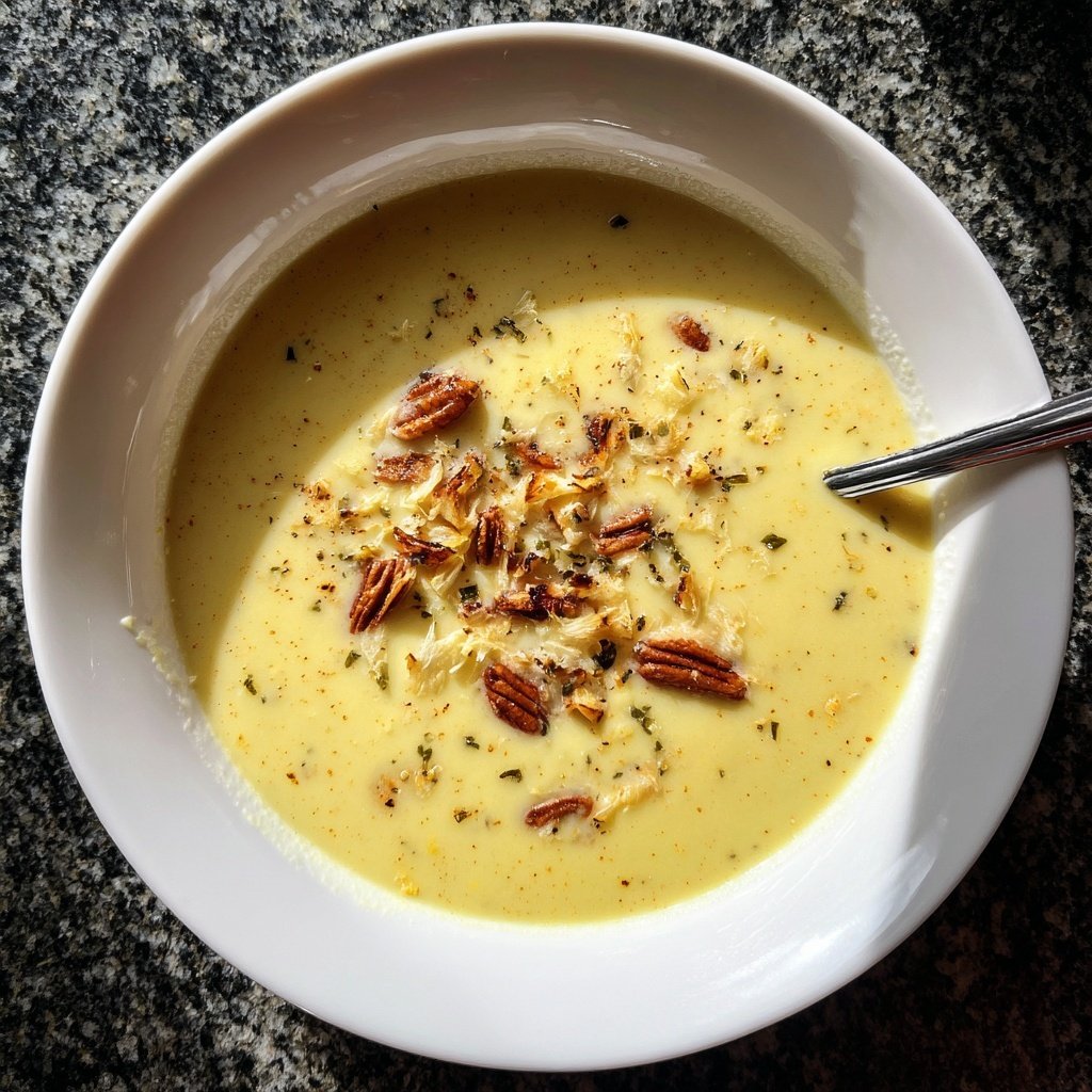 Blumenkohlsuppe mit Ingwer