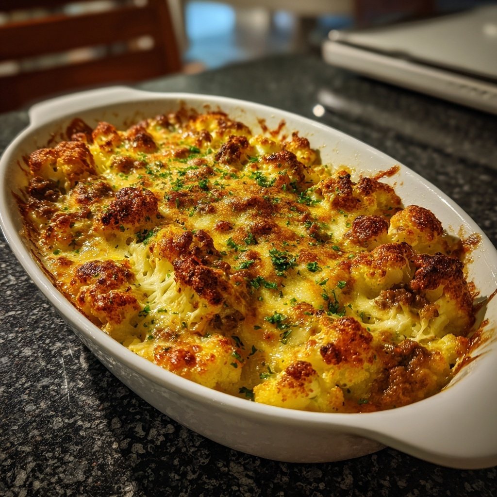 Blumenkohl Auflauf Mit Hackfleisch