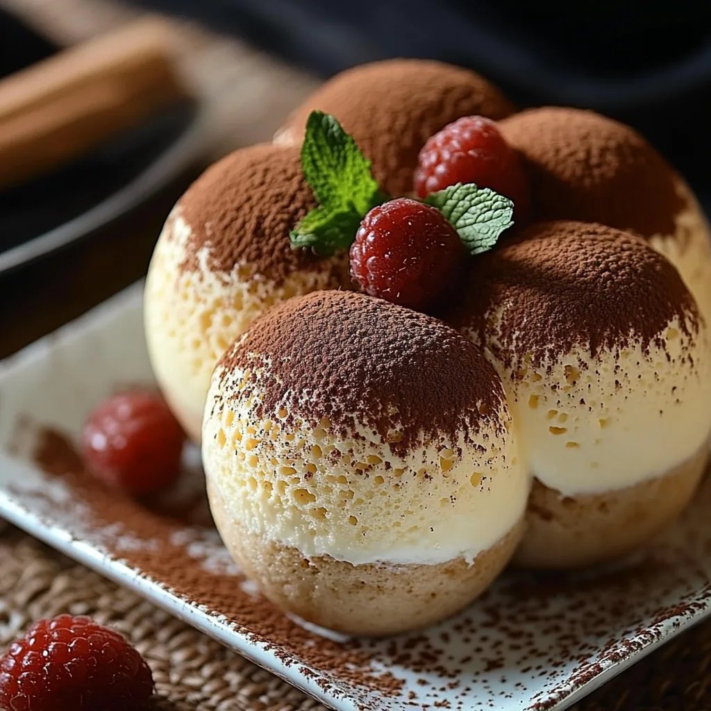 Kleine Tiramisu-Kugeln