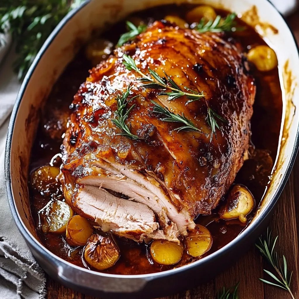 Schweinebraten in Biersoße