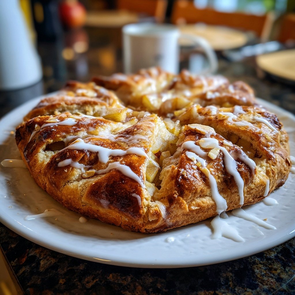 Weihnachtliche Birnentorte