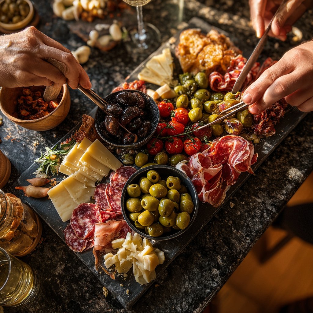 Antipasti-Platte für Paare