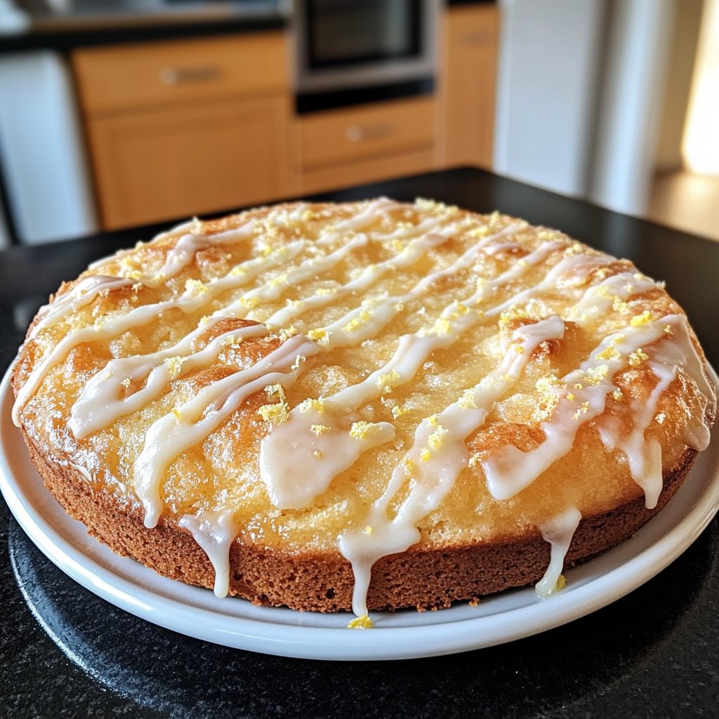 Zitronenkuchen fluffig