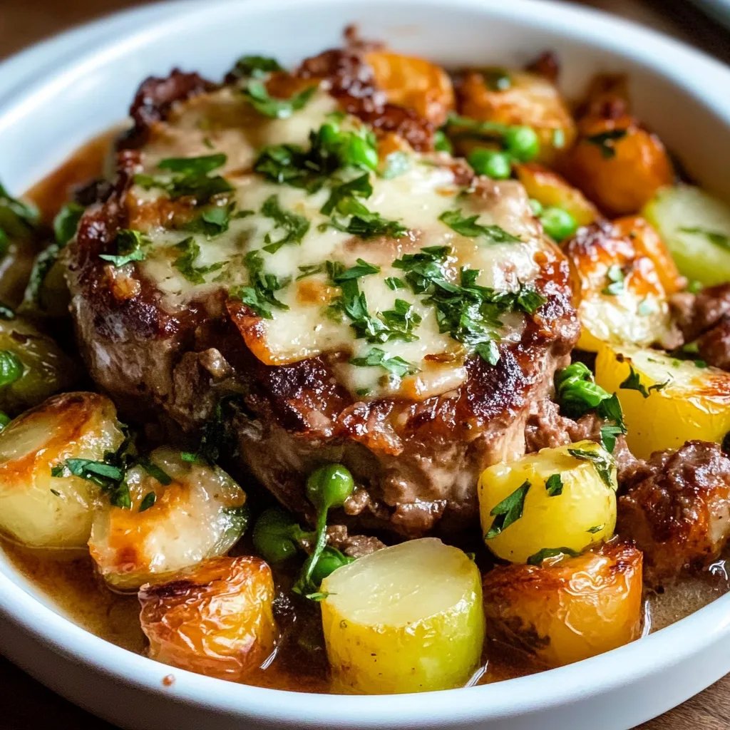 Rosenkohl Auflauf mit Kartoffeln und Hackfleisch