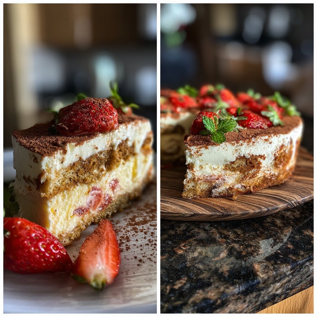 Erdbeer Tiramisu Mit Mascarpone