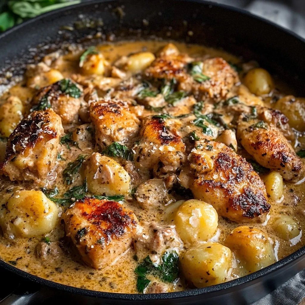 One Pot Chicken & Gnocchi