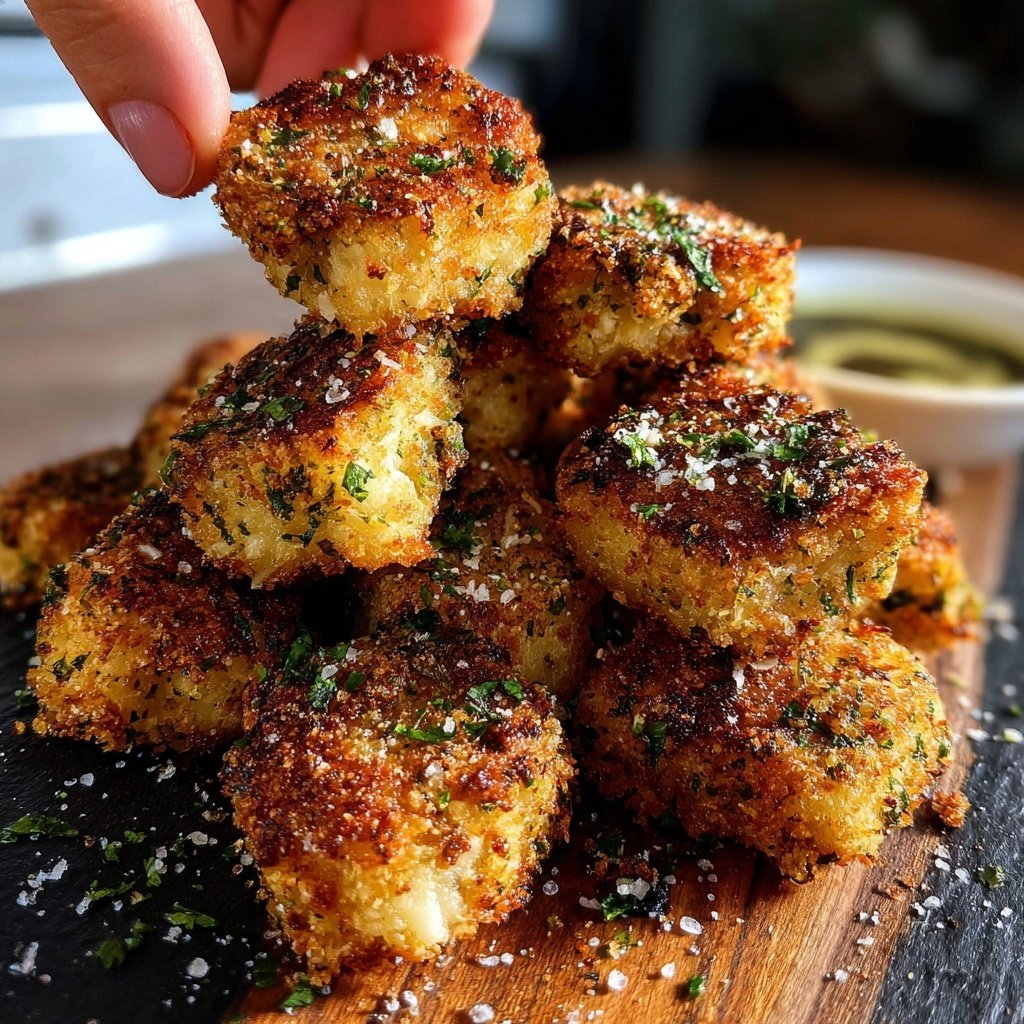 Blumenkohl Parmesan Nuggets