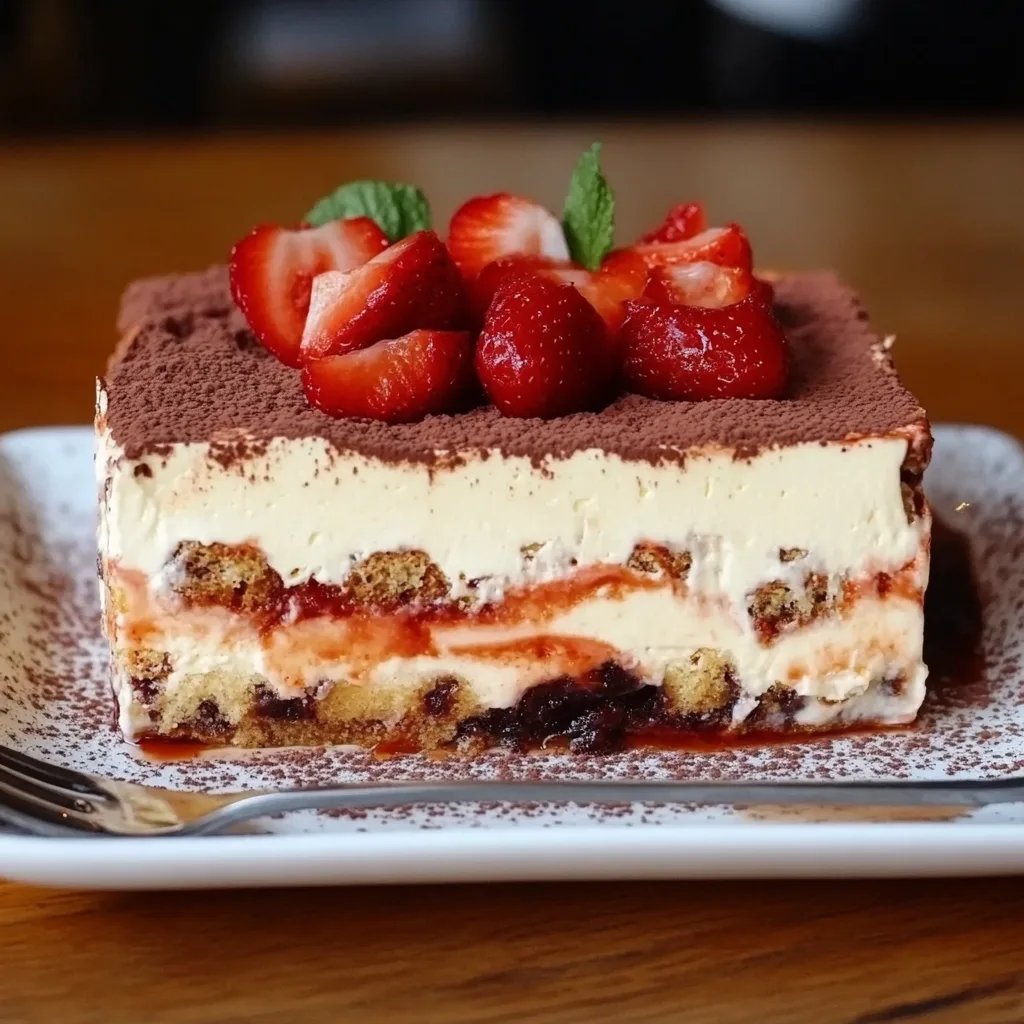 Erdbeer Tiramisu
