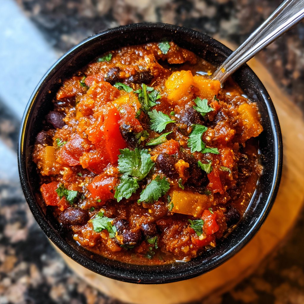 Chili sin Carne mit Tomaten