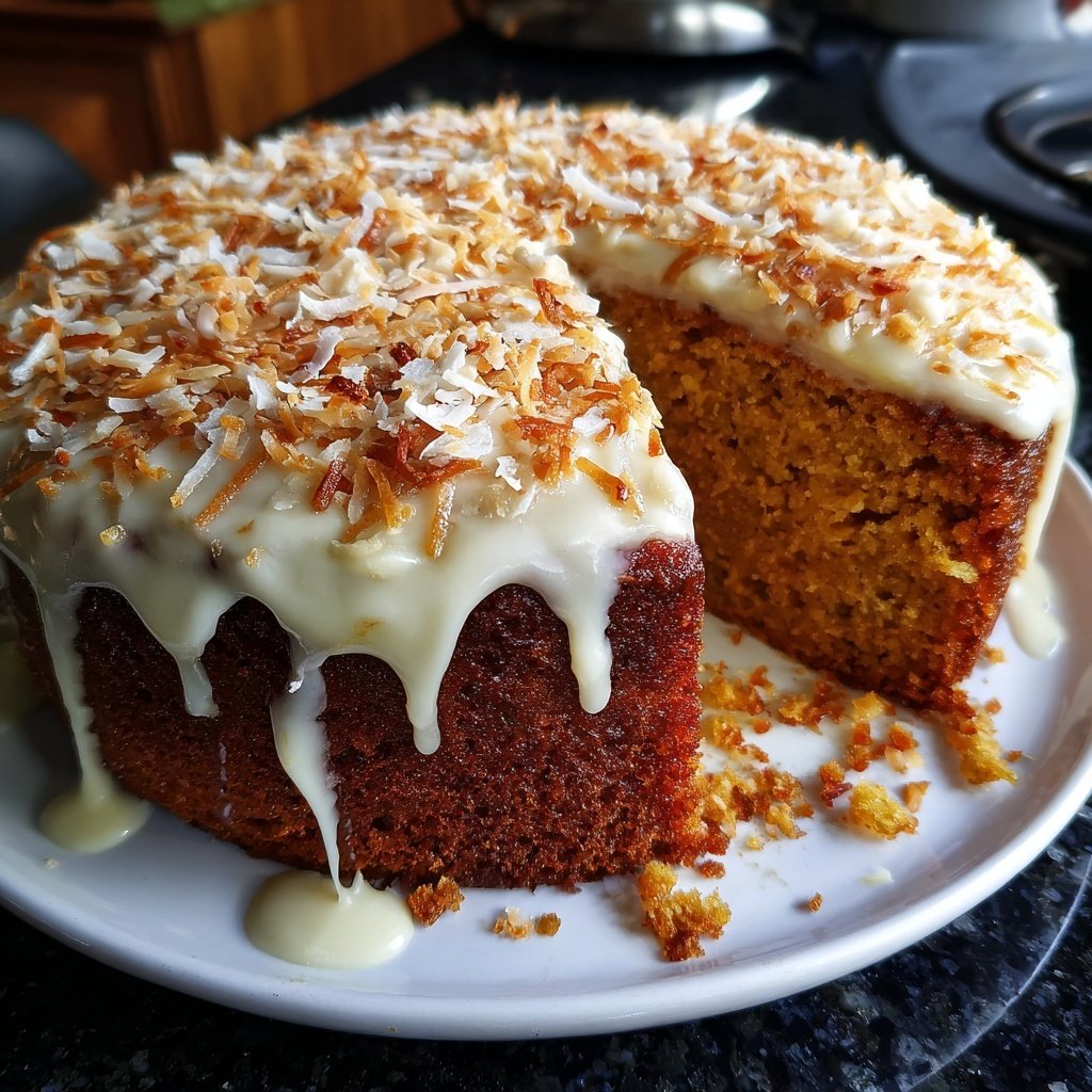 Karottenkuchen Mit Kokos