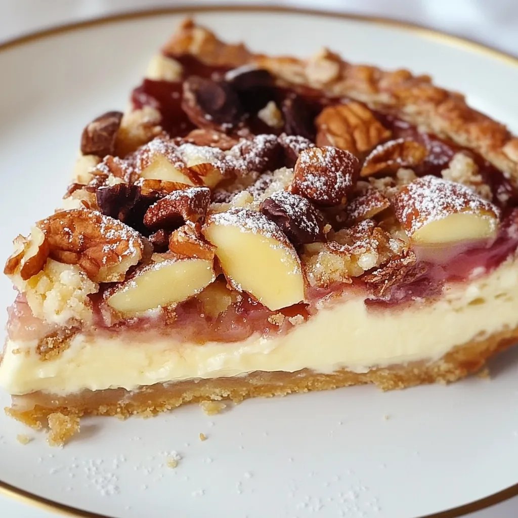 KLASSE! Zwetschgenk Kuchen mit Pudding und Mandelkruste