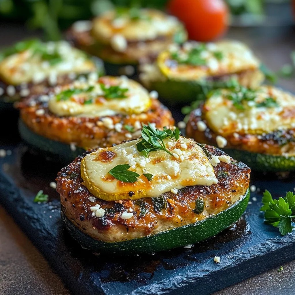 Käse-Zucchini-Steaks